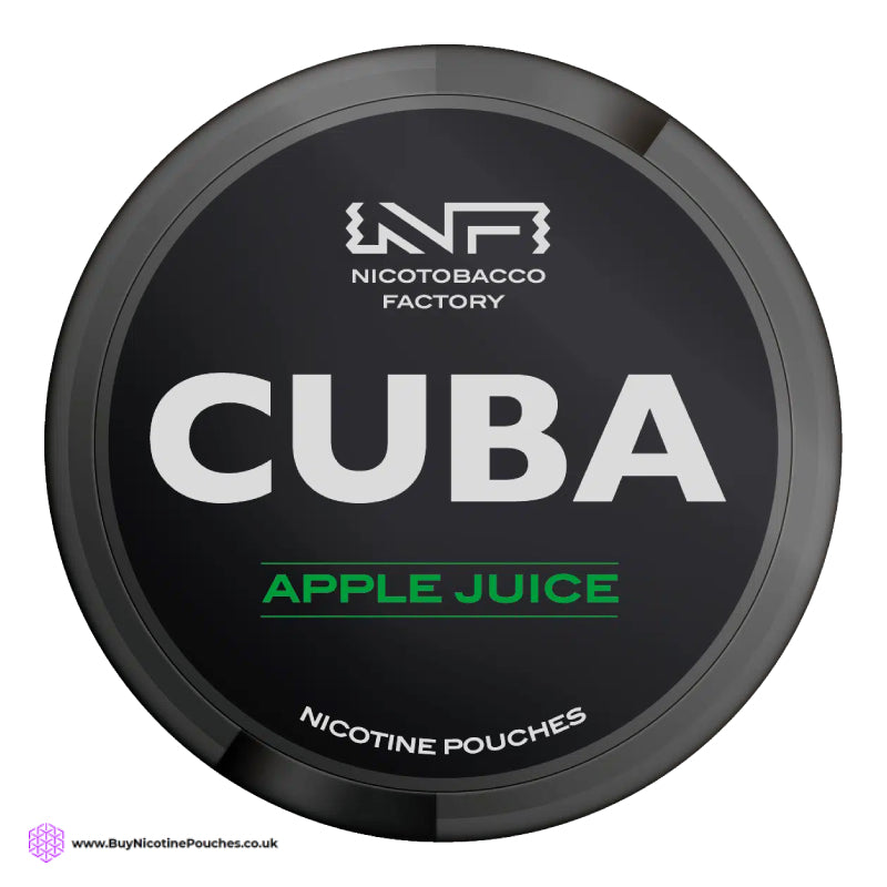 Apple Juice Black Nicotine Pouches by Cuba