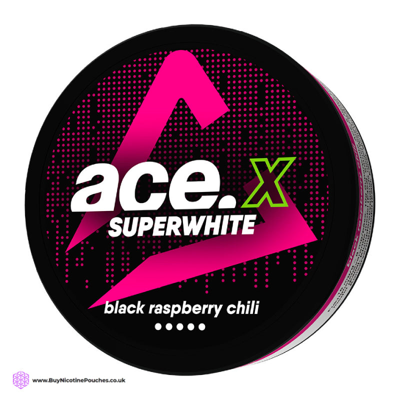 Black Raspberry Chili Nicotine Pouches by Ace 16MG