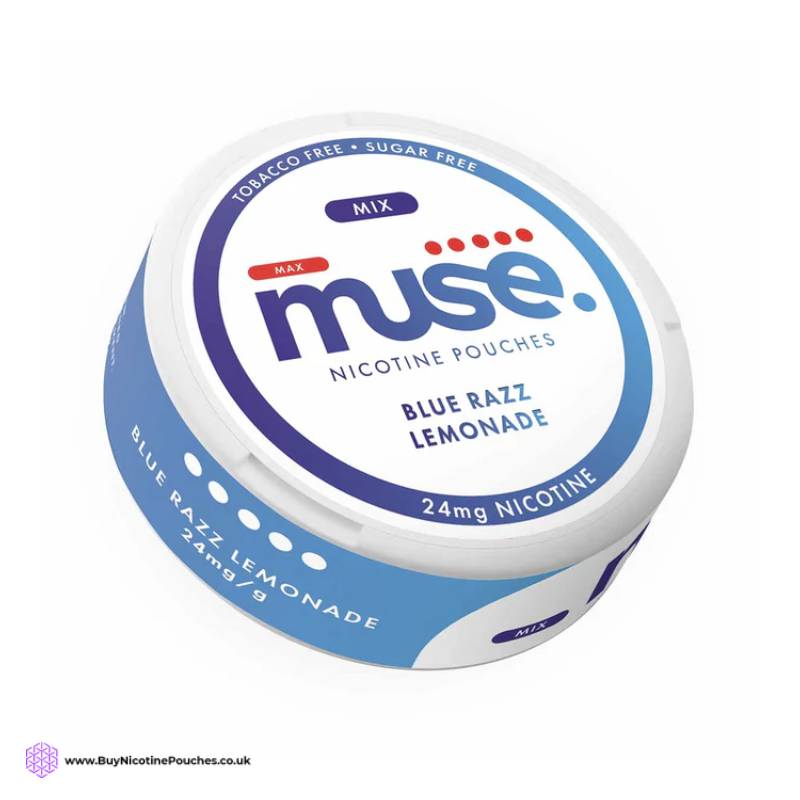 Blue Razz Lemonade Nicotine Pouches by Muse 24mg