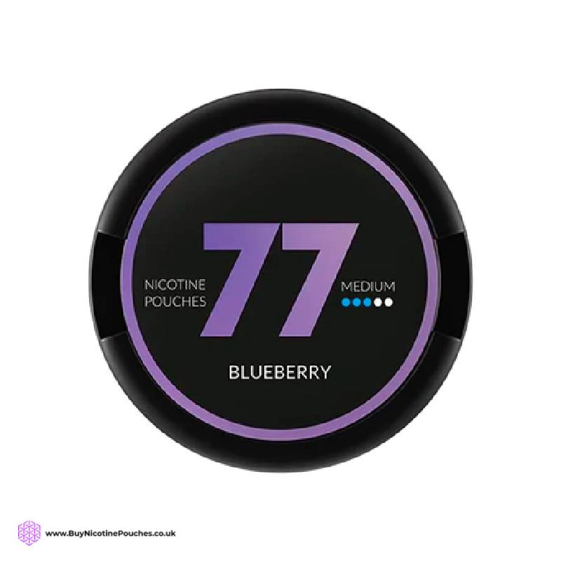 Blueberry Nicotine Pouches By 77