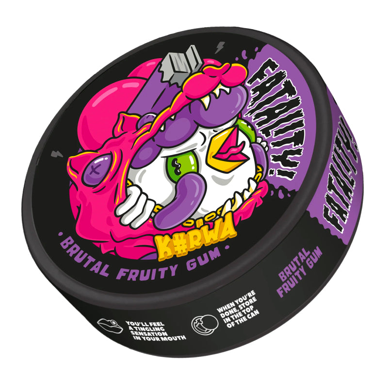Brutal Fruity Gum Fatality Nicotine Pouches by KURWA 36MG