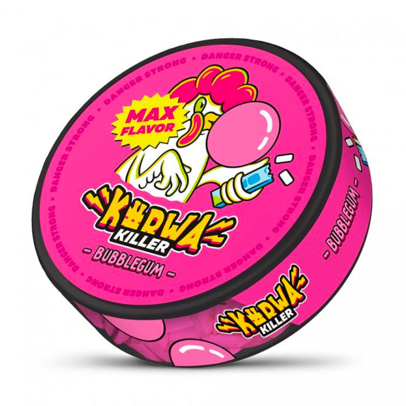 Bubblegum Killer Nicotine Pouches by KURWA 46.9MG