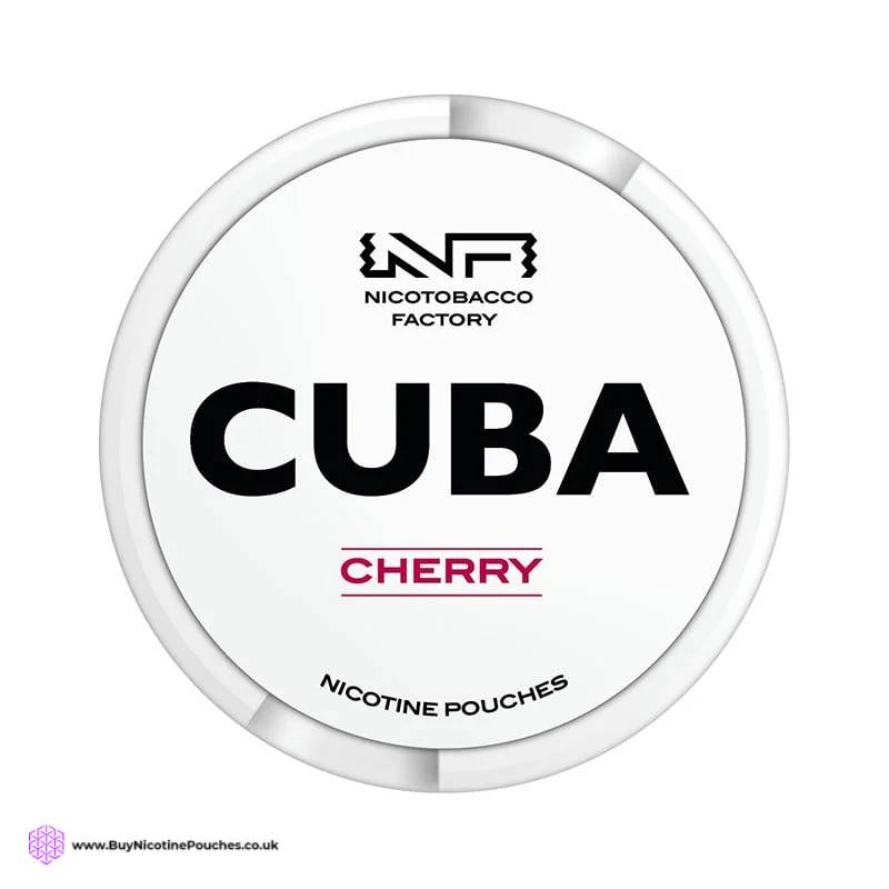 Cherry White Nicotine Pouches by Cuba