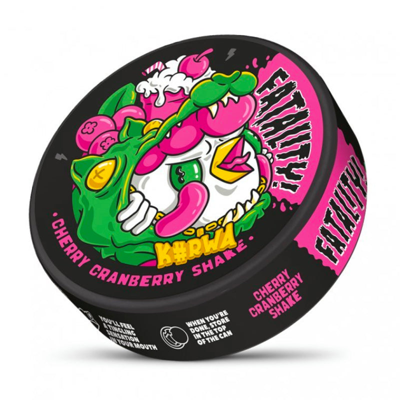 Cherry Cranberry Shake Fatality Nicotine Pouches by KURWA 36MG