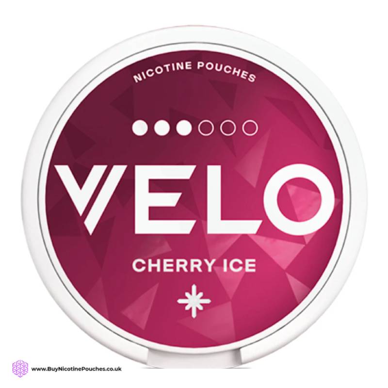 Cherry Ice Nicotine Pouches by Velo 3Dots