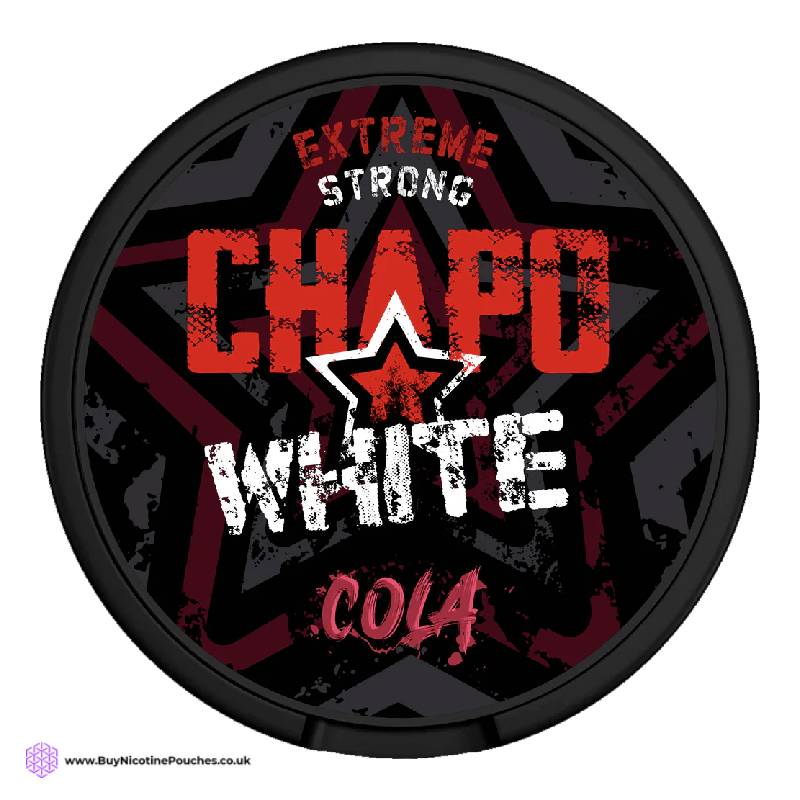 Cola Danger Strong Nicotine Pouches by Chapo White