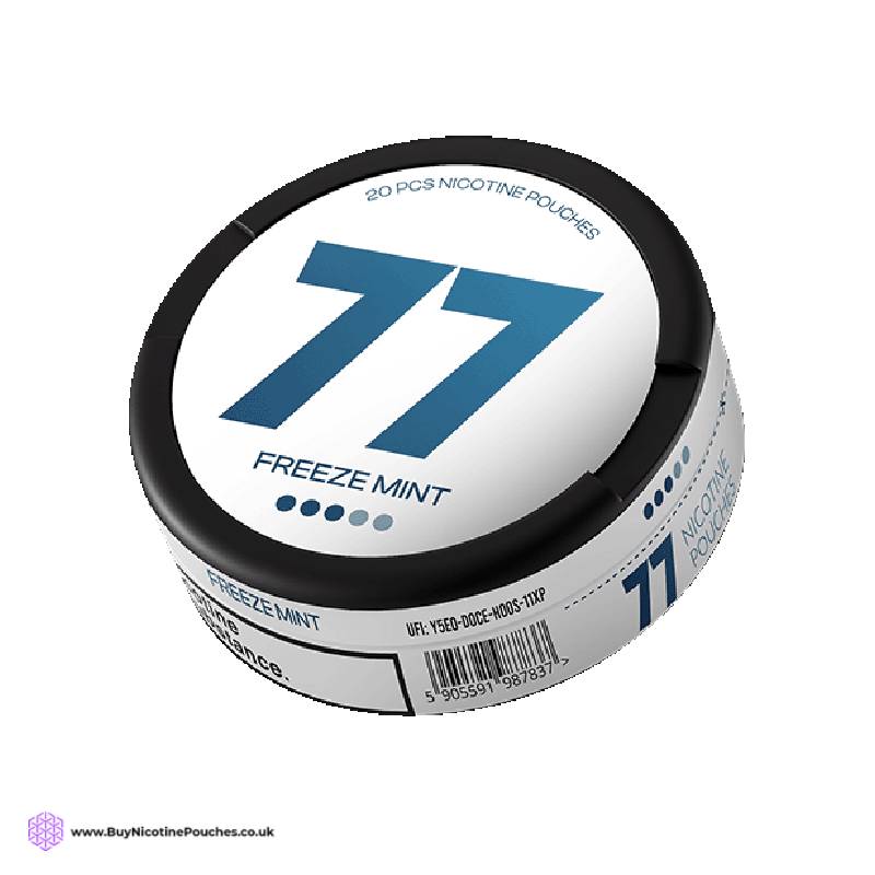 Freeze Mint Nicotine Pouches By 77