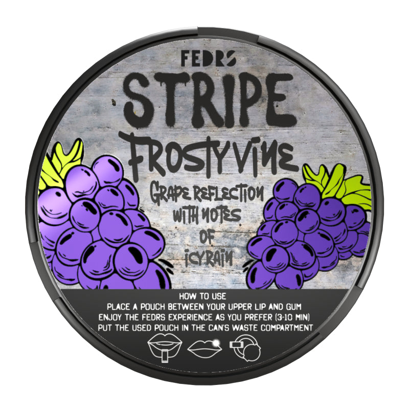 Frosty Vine Nicotine Pouches by FEDRS Stripe 20MG