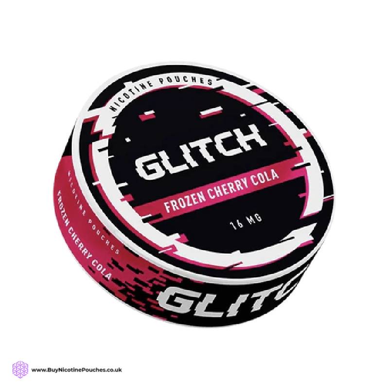 Frozen Cherry Cola Nicotine Pouches by Glitch