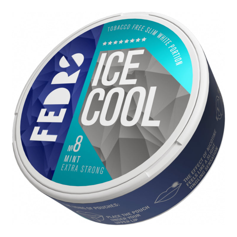 Ice Cool mint Nicotine Pouches by FEDRS 50MG