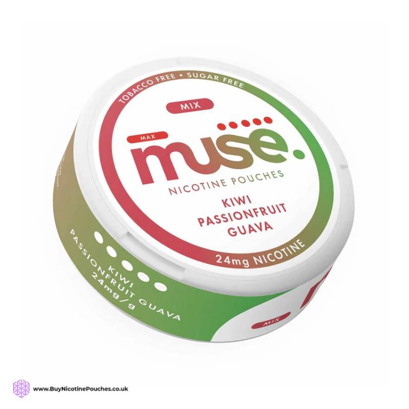 Kiwi Passionfruit Guava Nicotine Pouches by Muse