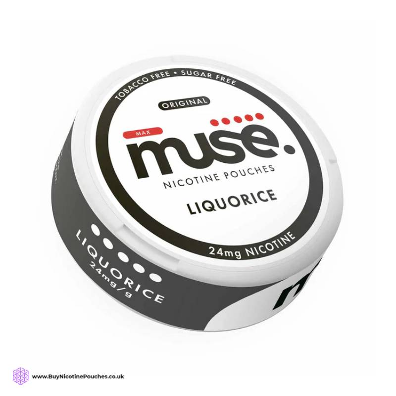Liquorice Pouches by Muse 24mg