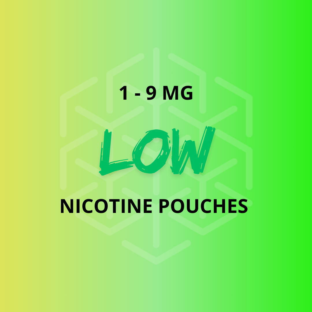 Low nic pouches