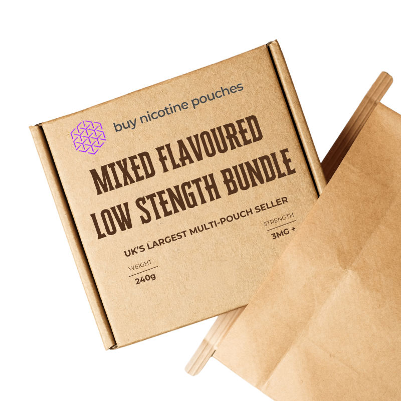 Mixed Flavoured Low - Medium Nicotine Pouches Bundle