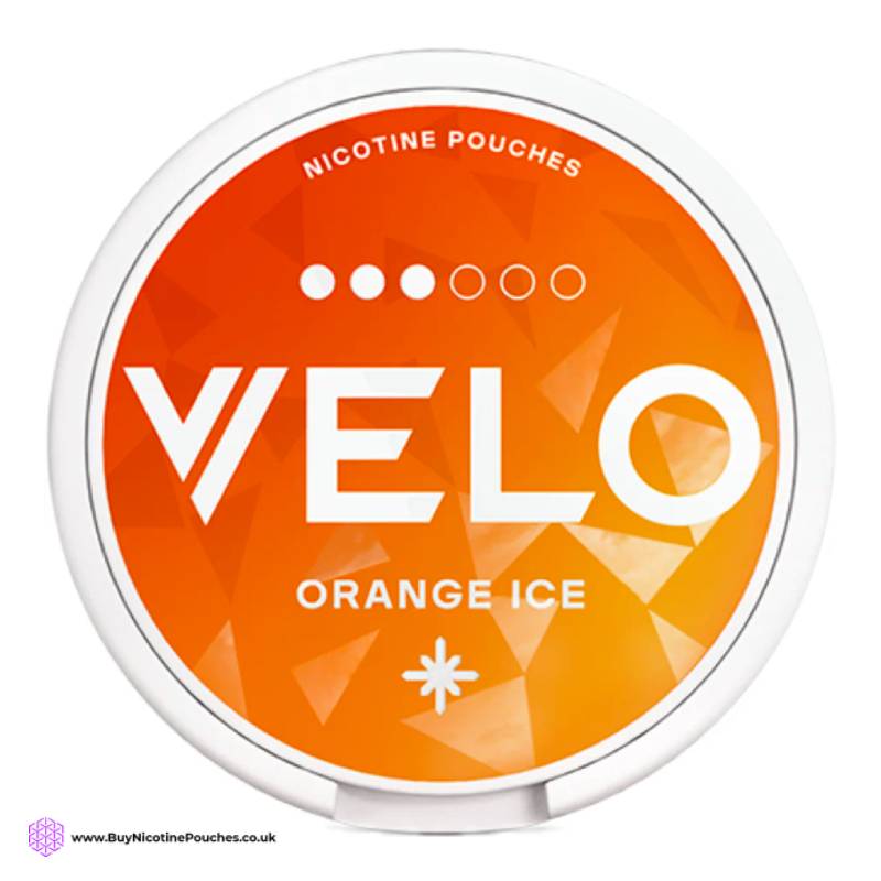 Orange Ice Nicotine Pouches by Velo 3Dots