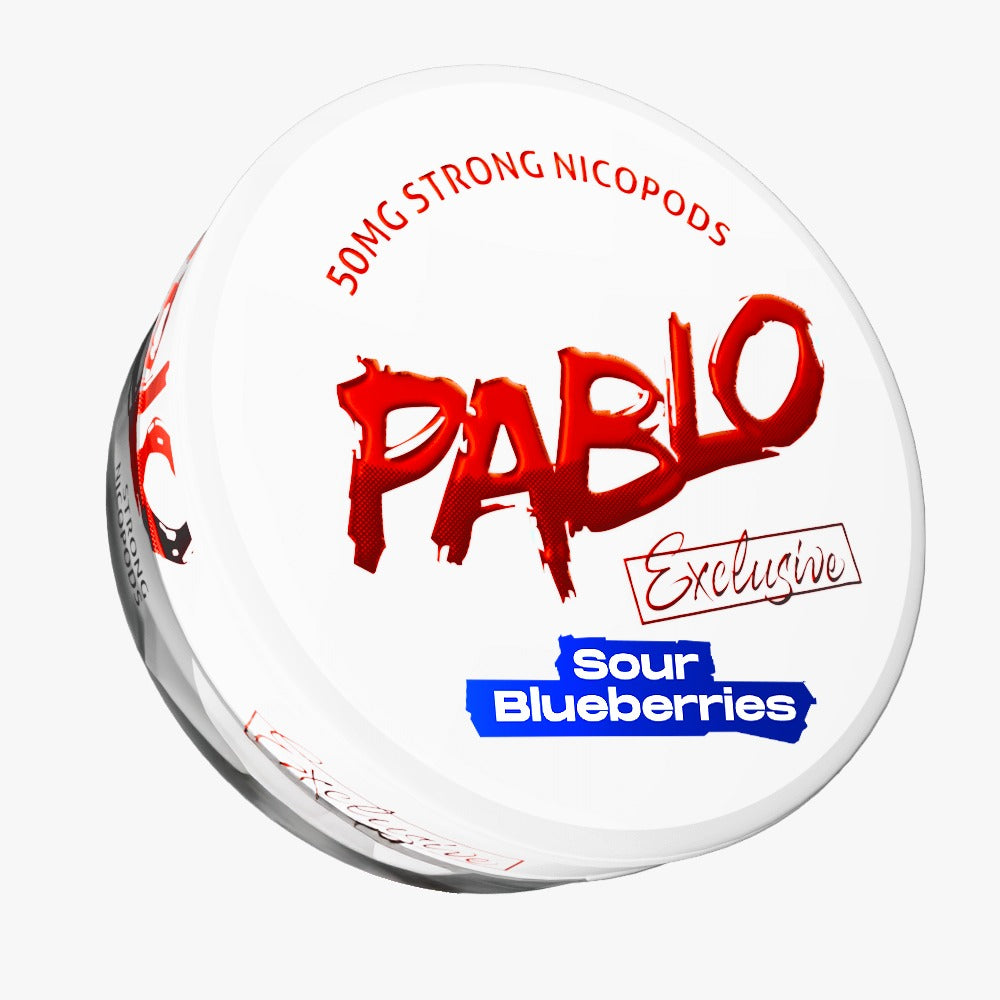 Pablo Sour Blueberries Nicotine Pouches Snus