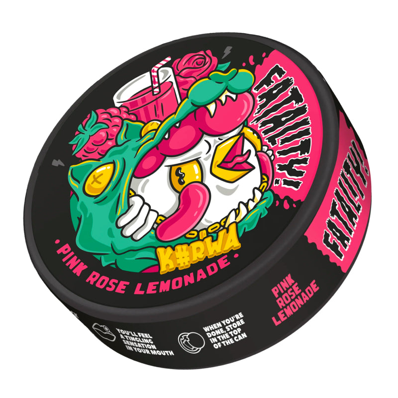 Pink Rose Lemonade Fatality Nicotine Pouches by KURWA 36MG