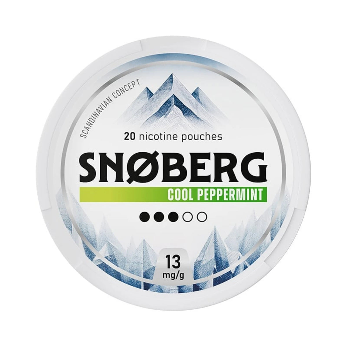 SNOBERG Cool Peppermint Nicotine Pouches 13MG