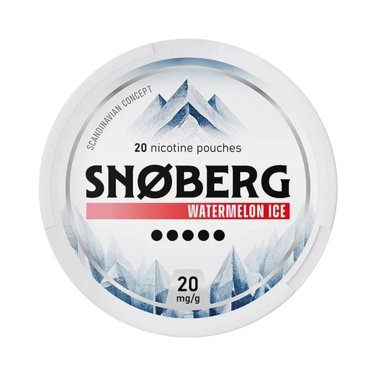 SNOBERG Watermelon Ice Nicotine Pouches 20MG