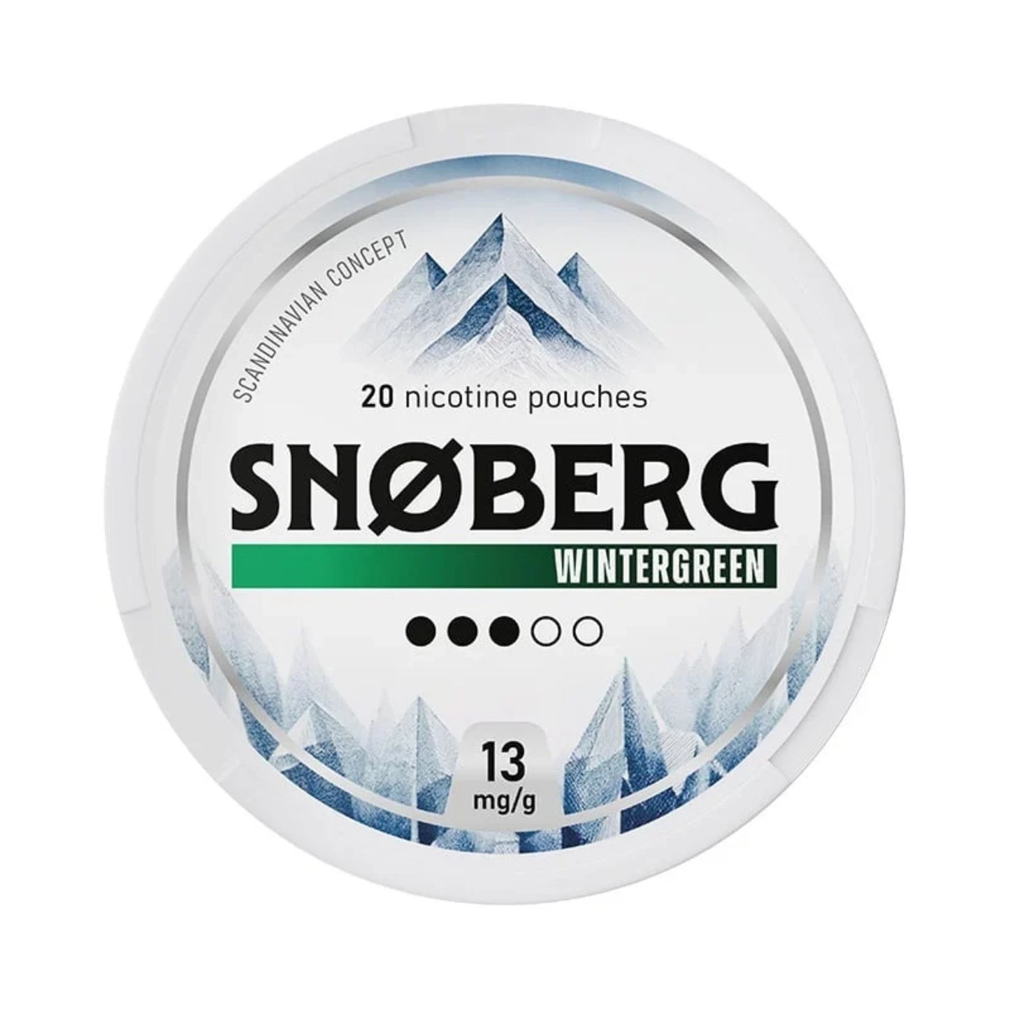 SNOBERG Wintergreen Nicotine Pouches 13MG