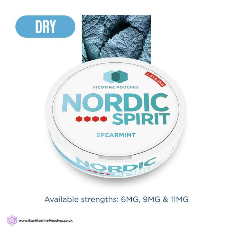 Spearmint Nicotine Pouches by Nordic Spirit 4Dot