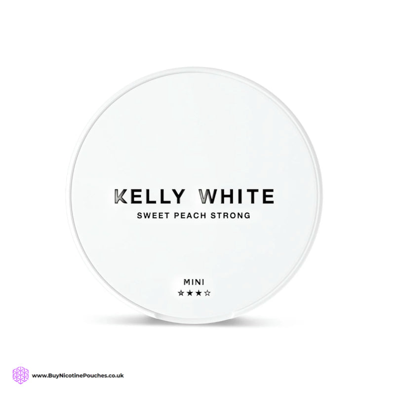 Sweet Peach Mini Nicotine Pouches by Kelly White