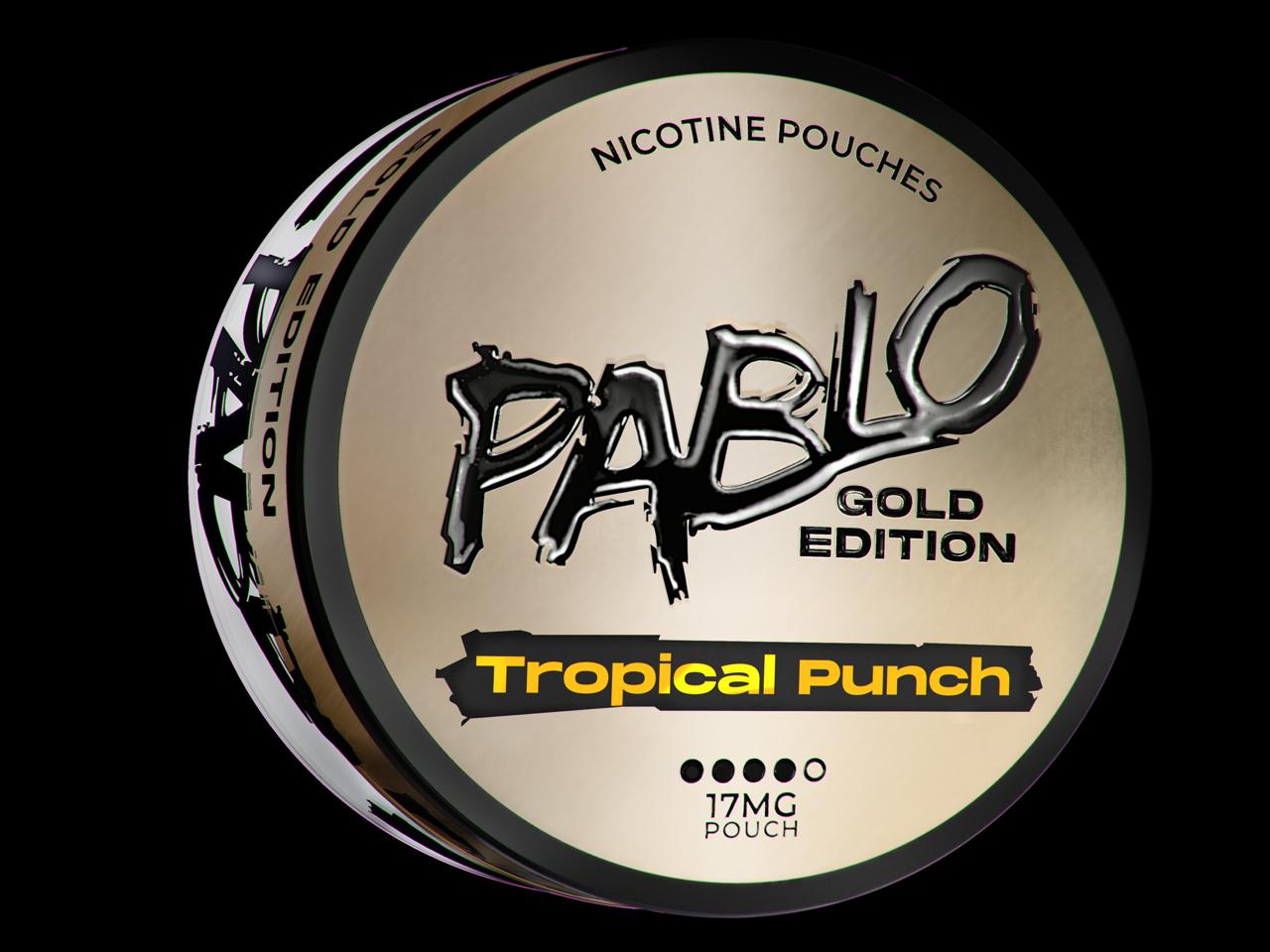 Tropical Punch Gold Edition Nicotine Pouches by Pablo