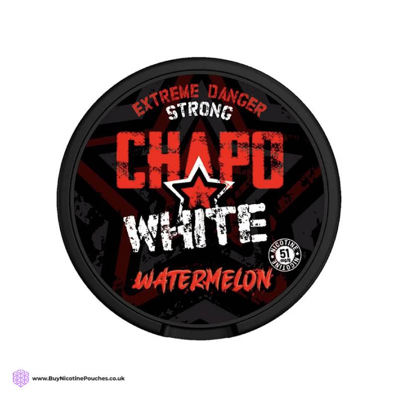 Watermelon Nicotine Pouches by Chapo White