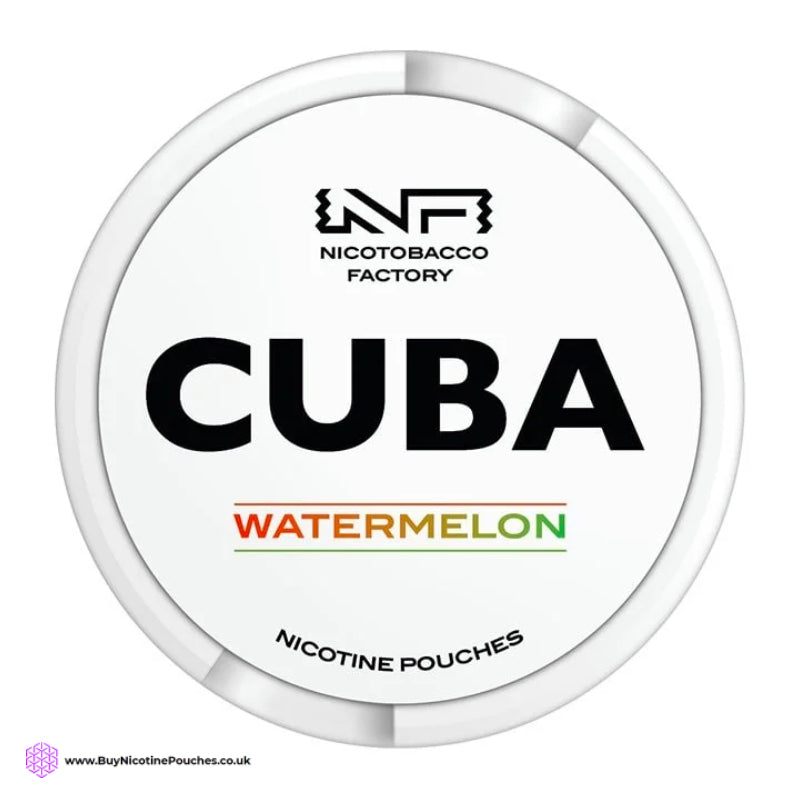 Watermelon White Nicotine Pouches by Cuba 24MG
