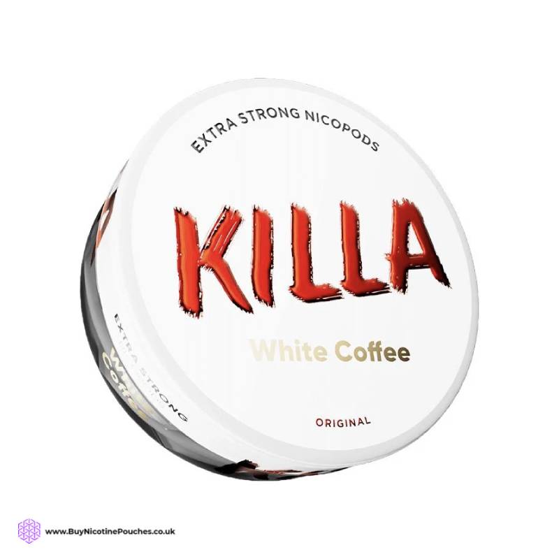 White Coffee Nicotine Pouches by Killa