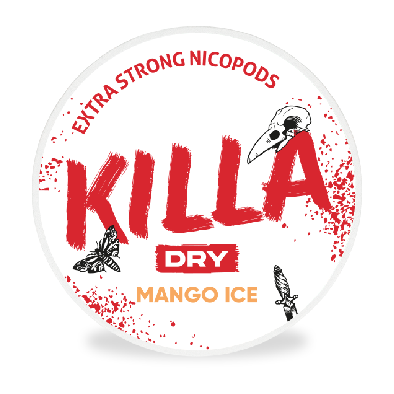 Dry Mango Ice Nicotine Pouches by Killa 16MG