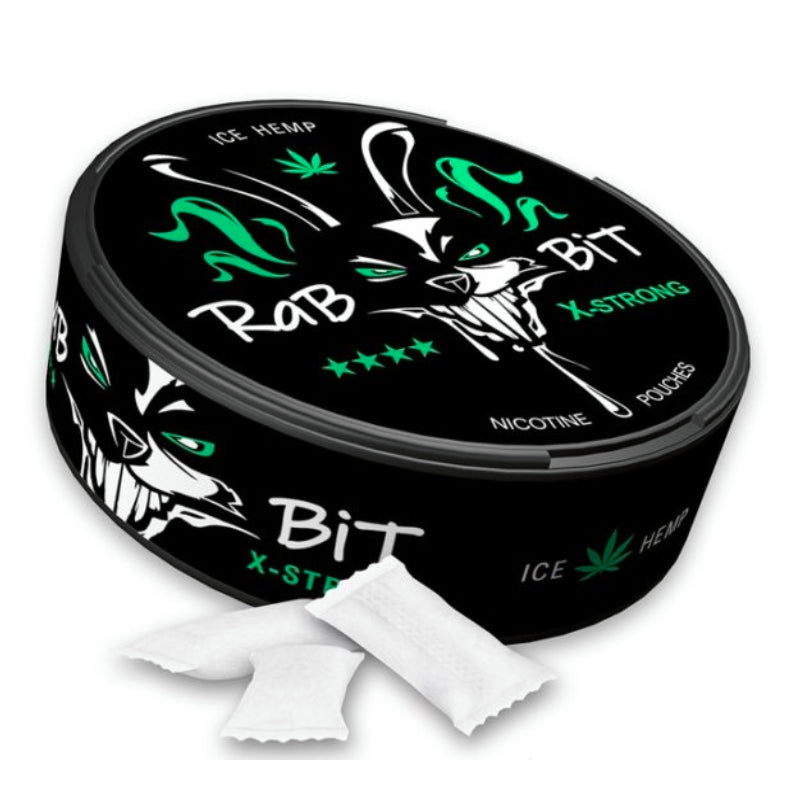 Ice Hemp Rabbit Nicotine Pouches by Rabbit 26MG