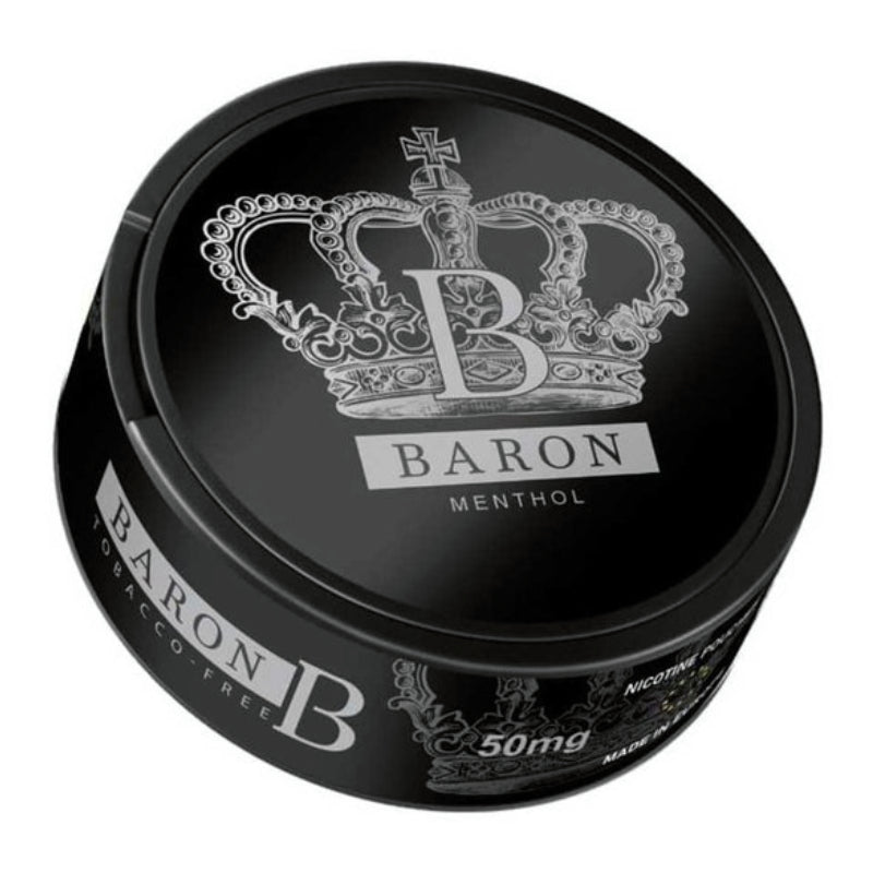 Menthol Nicotine Pouches by Baron 50MG