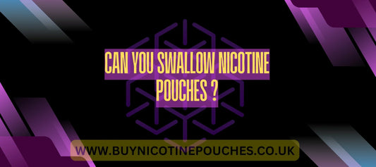 Can you swallow nicotine pouches?