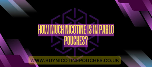 How much nicotine is in Pablo pouches?