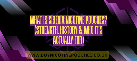 Bold blog title text on a black and purple background.