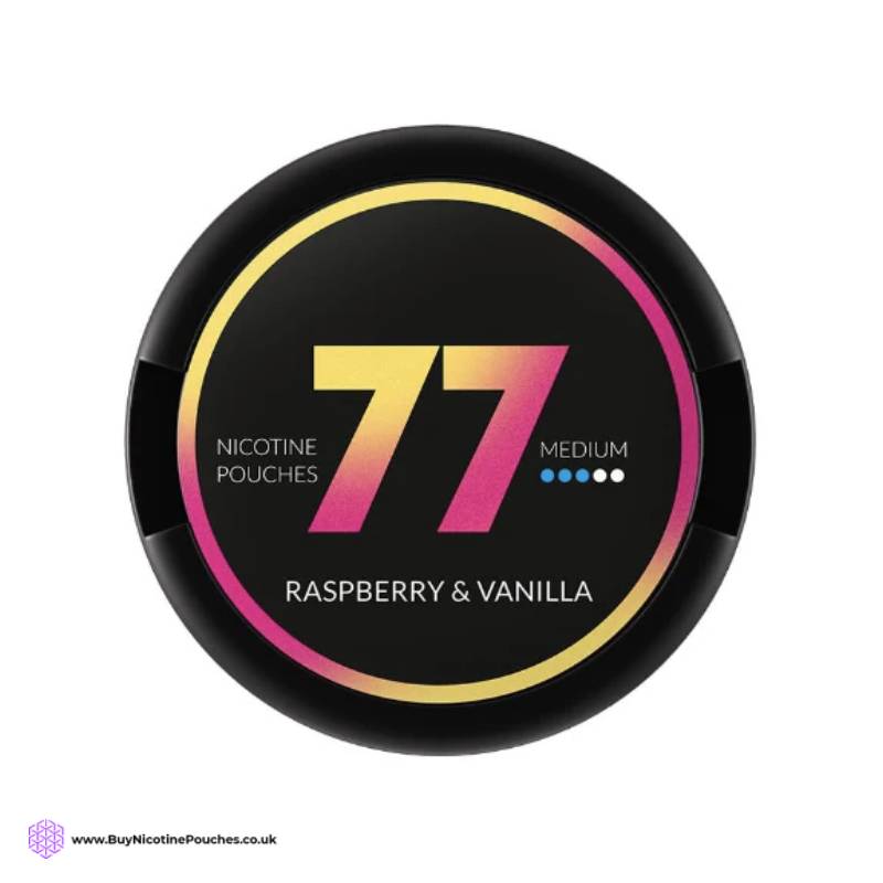 77 Raspberry Vanilla Nicotine Pouches