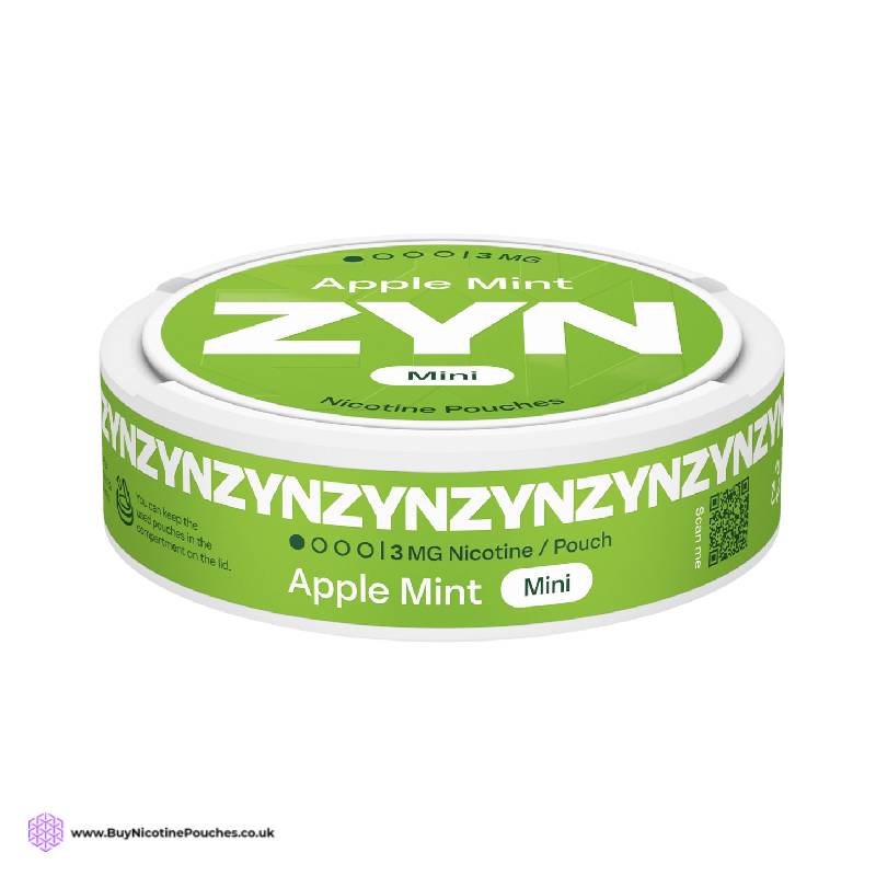 Apple Mint Mini Nicotine Pouches by ZYN