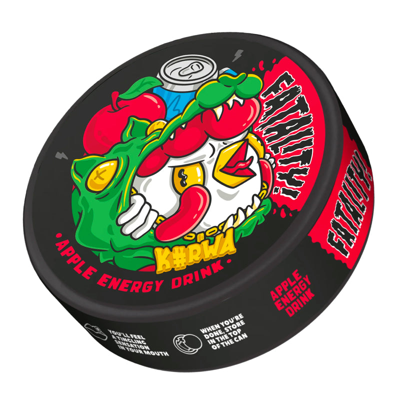 Apple Energy Drink Fatality Nicotine Pouches by KURWA 36MG