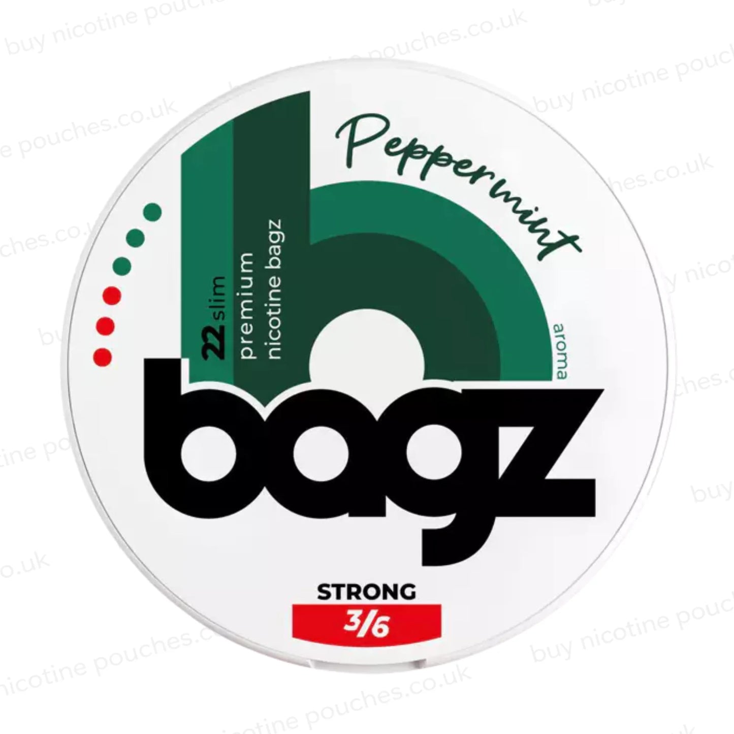 Bagz Peppermint Nicotine Pouches