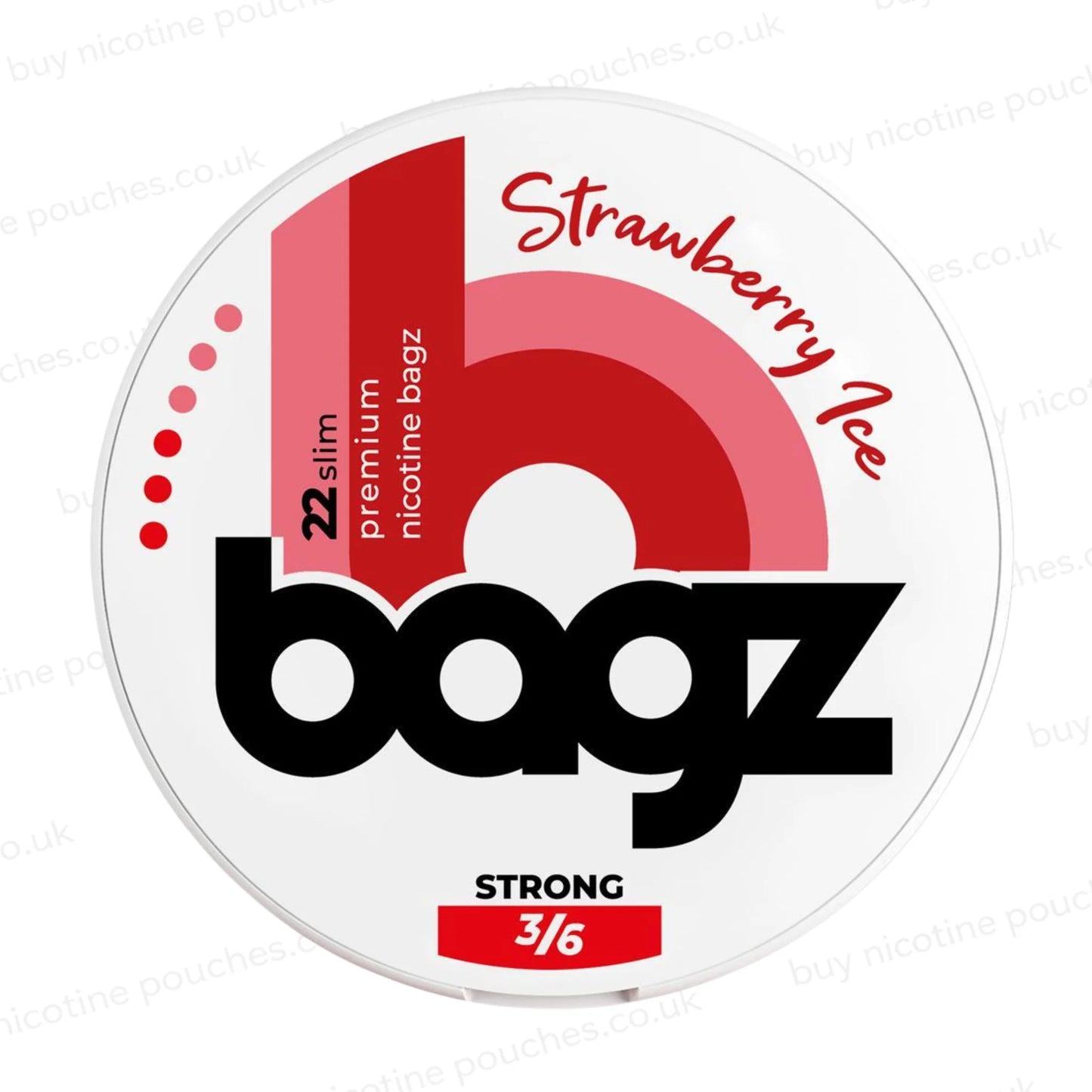 Bagz Strawberry Ice Nicotine Pouches