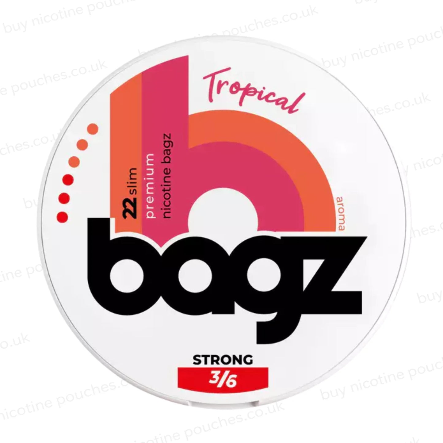 Bagz Tropical Nicotine Pouches