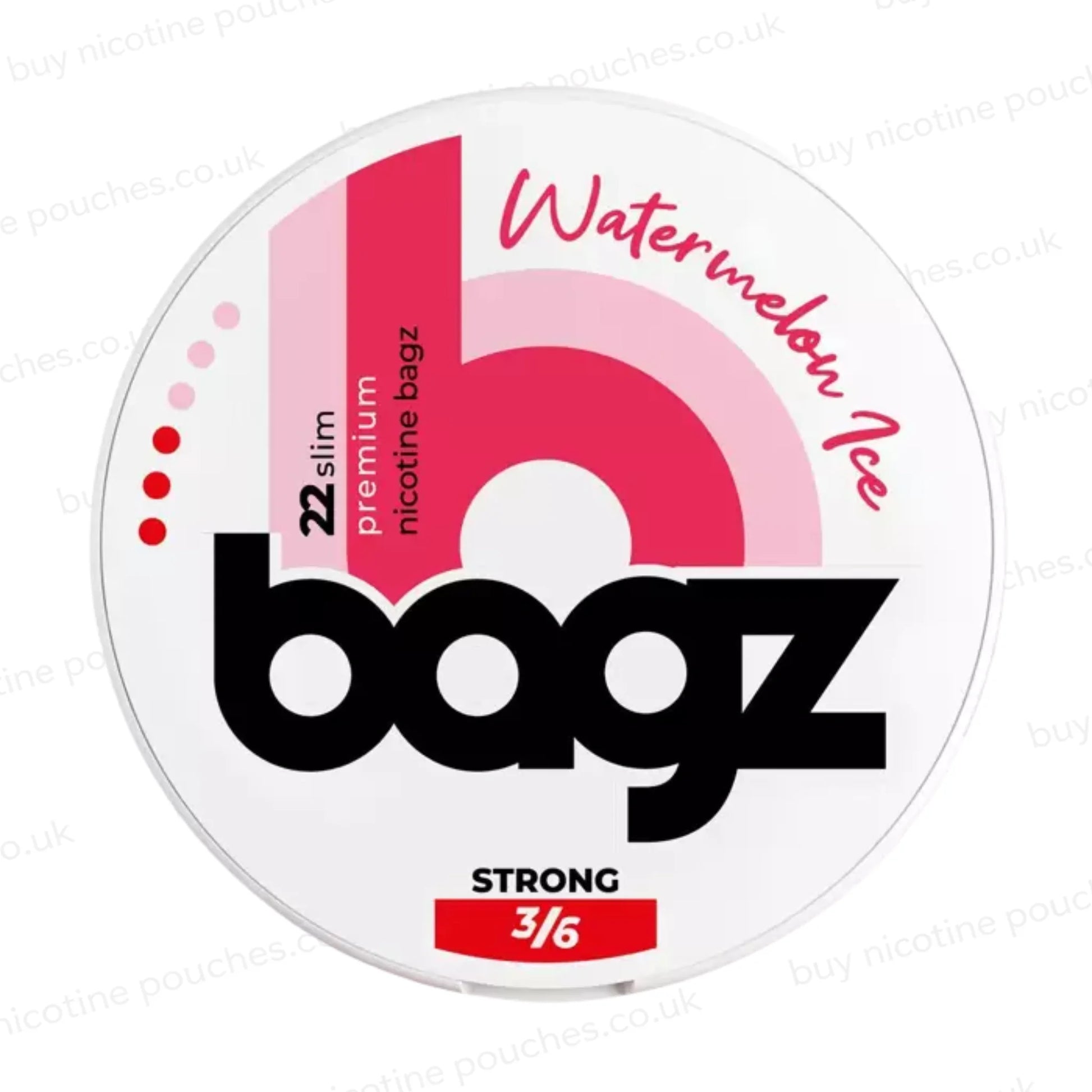 Bagz Watermelon Ice Nicotine Pouches