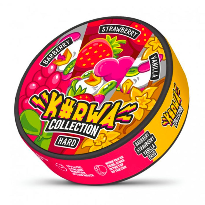 Barberry Strawberry Vanilla Collection Nicotine Pouches by KURWA 19mg