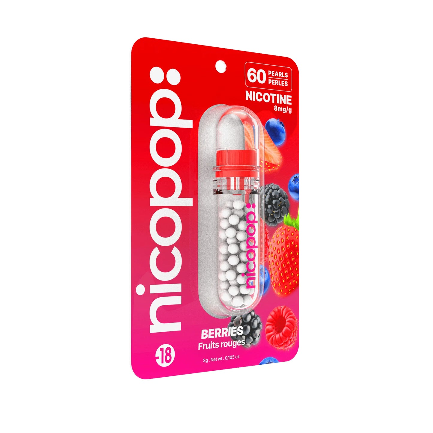 Berries Nicotine Pearls by Nicopop