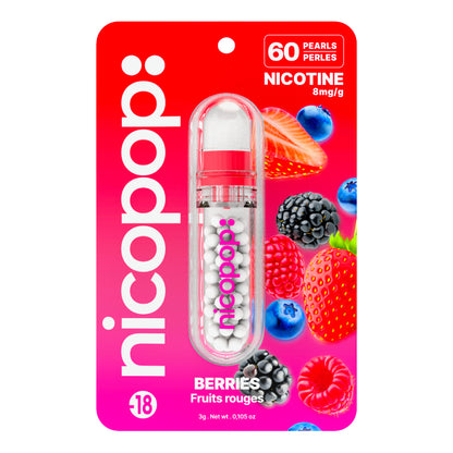Berries Nicotine Pearls by Nicopop 8MG