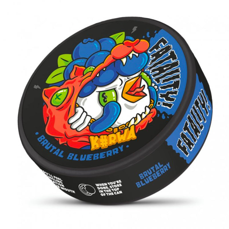 Brutal Blueberry Fatality Nicotine Pouches by KURWA 36MG