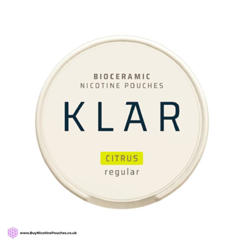 Citrus Nicotine Pouches By KLAR