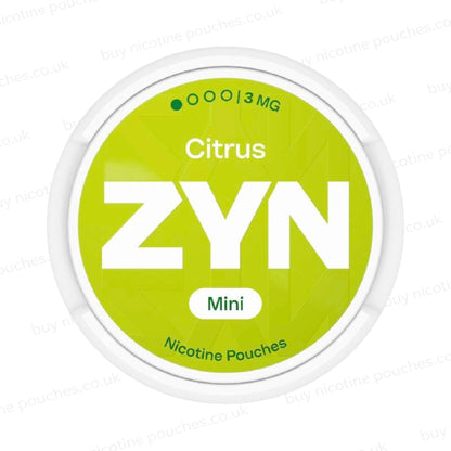 Citrus Mini Nicotine Pouches By ZYN