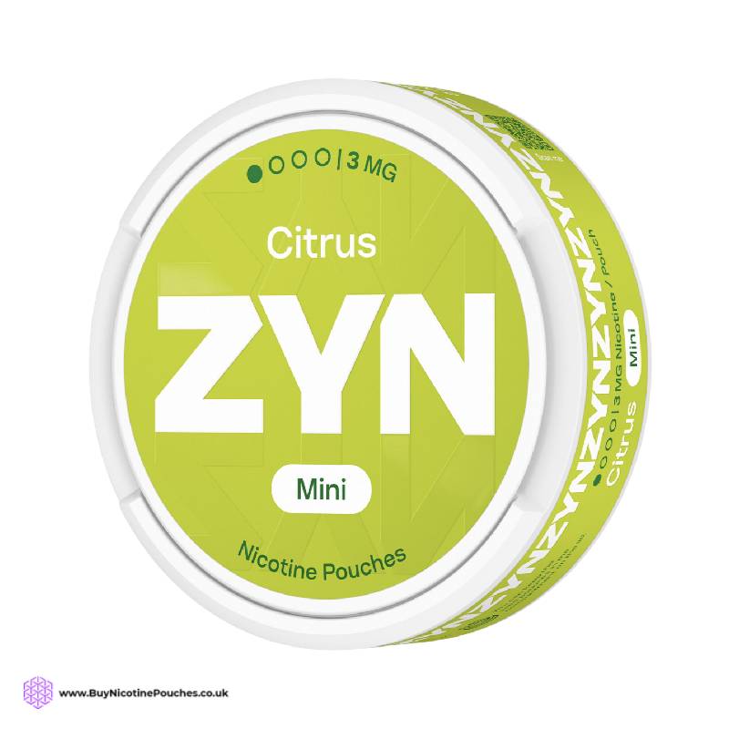 Citrus Mini Nicotine Pouches By ZYN 3